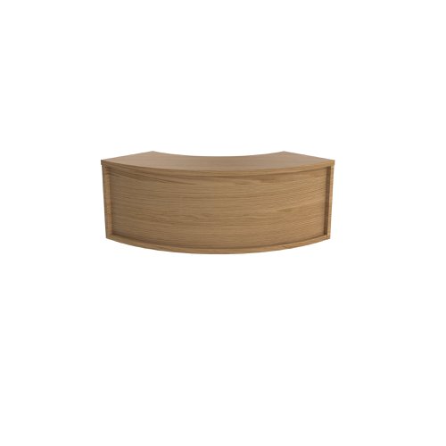 Jemini Reception Modular Corner Riser Units 800x800x400mm Nova Oak KF79883