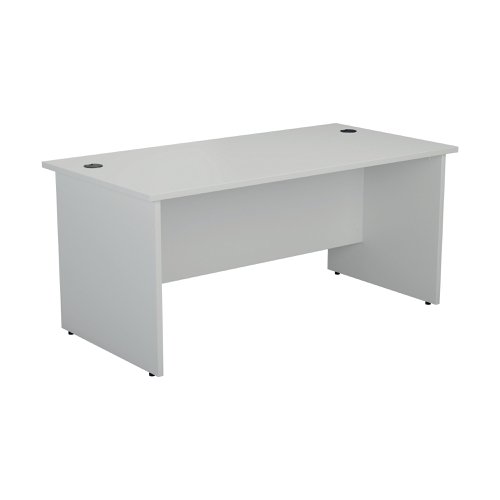 Jemini Rectangular Panel End Desk 1200x800x730mm White KF804376