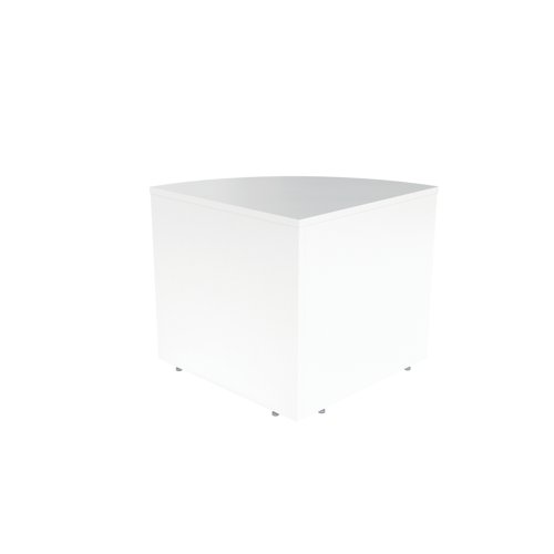 Jemini Reception Modular Corner Desk Unit 800x800x740mm White KF71552