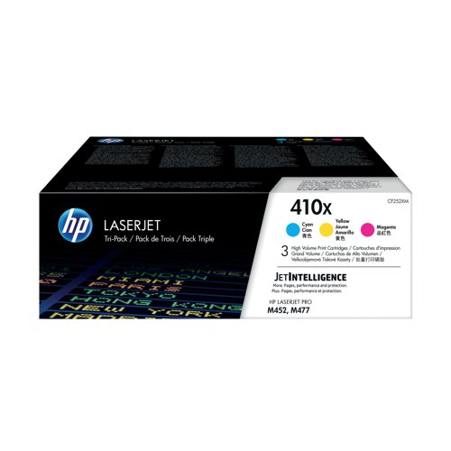 HP 410X Original LaserJet Toner Cartridge High Yield Cyan CF252XM