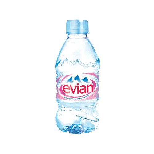 Evian Natural Spring Water 330ml (24 Pack) A0106212