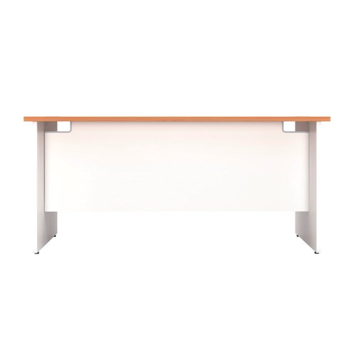 Jemini Rectangular Panel End Desk 1200x800x730mm Beech KF804642