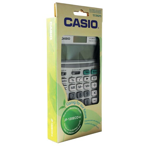 Casio 12-Digit Display Desktop Calculator JF-120ECO