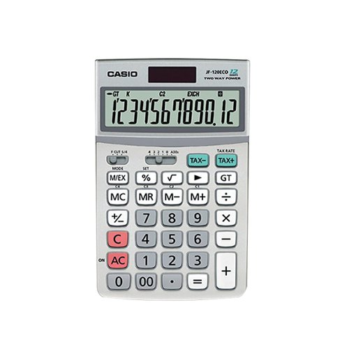 Casio 12-Digit Display Desktop Calculator JF-120ECO CS18569