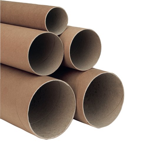 Postal Tube 330x50mm Brown Kraft (25 Pack) PT-050-15-0330