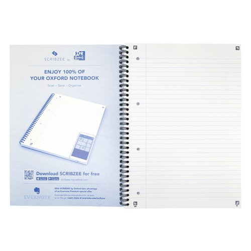 Oxford My Notes Wirebound Notebook 200 Pages A4 (3 Pack) 100082373 JD96859