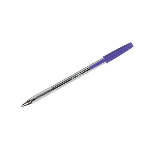 KF11497 | Choose this pack of 50 Q-Connect Medium Ballpoint Pens for affordable, high quality writing. Perfect for use in homes, offices and schools, with smooth-flowing ink that lasts. The medium nib, made from tough tungsten carbide, is ideal for general handwriting and drawing with bold lines. The long-lasting violet ink is designed for frequent note-taking and colour coding, and the cap is ventilated for extra safety. This pack contains 50 violet pens.