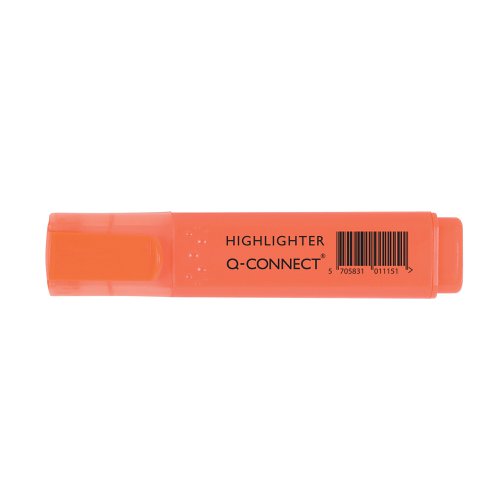 Q-Connect Orange Highlighter Pen (Pack of 10) KF01115