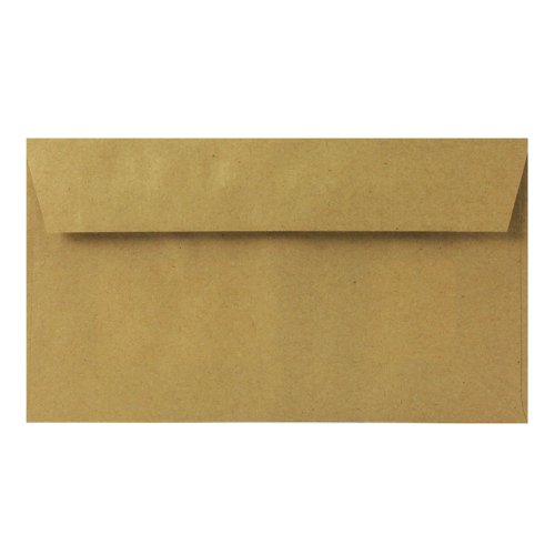 Q-Connect Envelope 89x152mm Pocket Centre Window Gummed 70gsm Manilla (Pack of 1000) KF3431