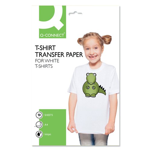 Q-Connect T-Shirt Transfer Paper (Pack of 10) KF01430