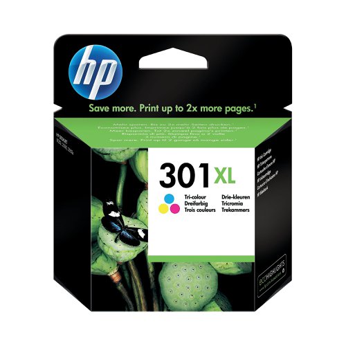 HP 301XL Original Ink Cartridge High Yield Tri-color CH564EE