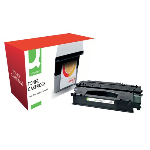 Q-Connect Compatible Toner Cartridge High Yield Black For HP Q7553X Q7553X-COMP