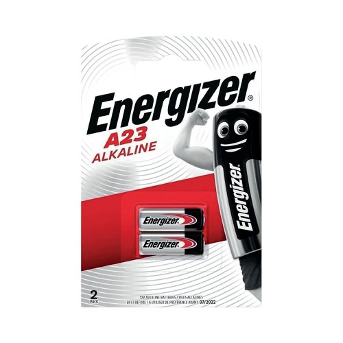 Energizer Speciality Alkaline Batteries are designed to keep your devices running for longer. Providing power that is consistent and long-lasting, each battery provides you with fantastic value for money. A23/E23A batteries are for speciality use, perfect for keychains and other small devices that require a compact battery. Provided to you in a twin pack, these batteries can be stored for up to 2 years without any reduction in the level of quality.