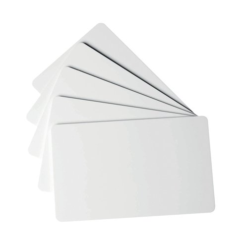 Durable Duracard Standard Blank Cards 0.76mm White (Pack of 100) 891502 | DB80827 | Durable (UK) Ltd