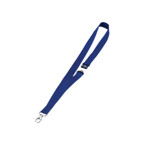 Durable Soft Lanyard with Clip and Safety Release Blue (Pack of 10) 8137/07 | Durable (UK) Ltd