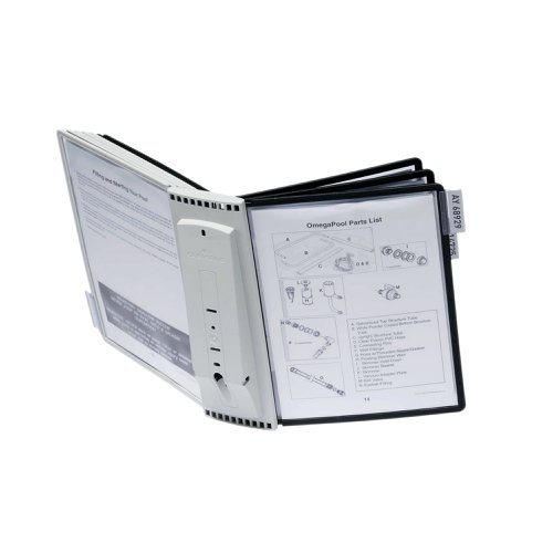 Durable SHERPA WALL 10 Display Panel System Black/Grey 5631/22 Literature Displays DB50370