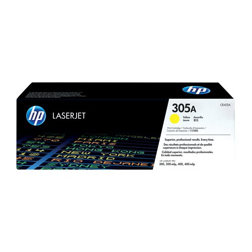 HP 305A LaserJet Toner Cartridge Yellow CE412A