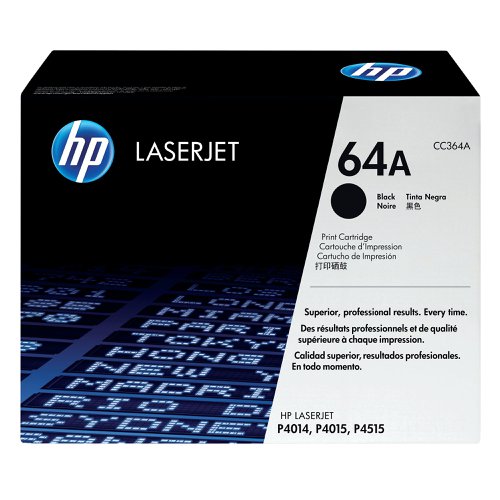 HP 64A LaserJet Toner Cartridge Black CC364A