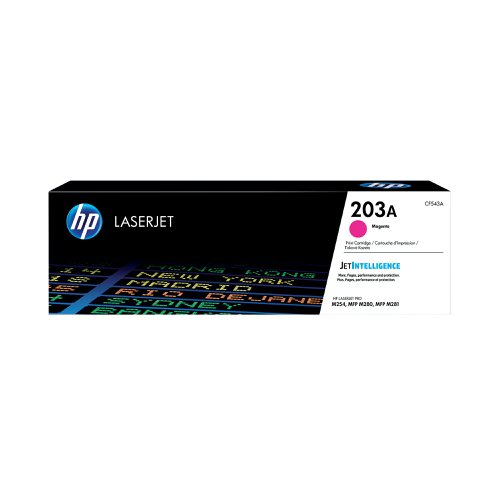 HP 203A Original Magenta LaserJet Toner Cartridge CF543A