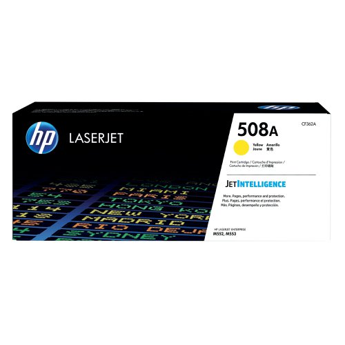 HP 508A LaserJet Toner Cartridge Yellow CF362A