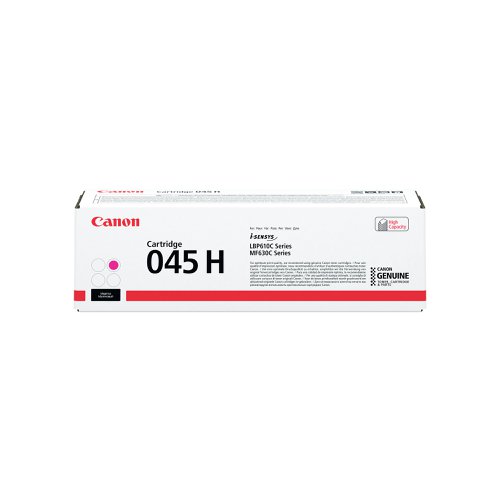 Canon 045H Toner Cartridge High Yield Magenta 1244C002