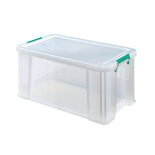 StoreStack 54 Litre Storage Box W640xD380xH310mm Clear RB77234 | StoreStack