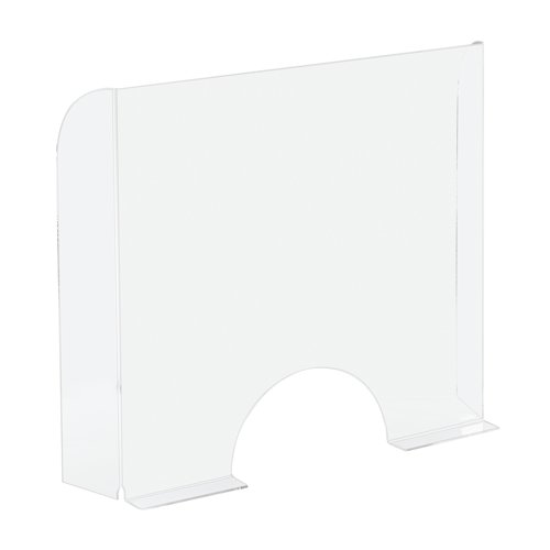 Exacompta Sneeze Guard Cashier Protection Stand 95x68cm 80058D