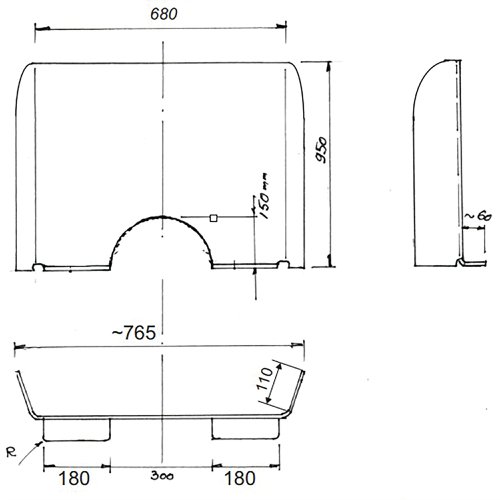 Exacompta Sneeze Guard Cashier Protection Stand 95x68cm 80058D