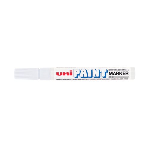 Unipaint PX-20 Paint Marker Medium Bullet White (12 Pack) 545491000 | Mitsubishi Pencil Company