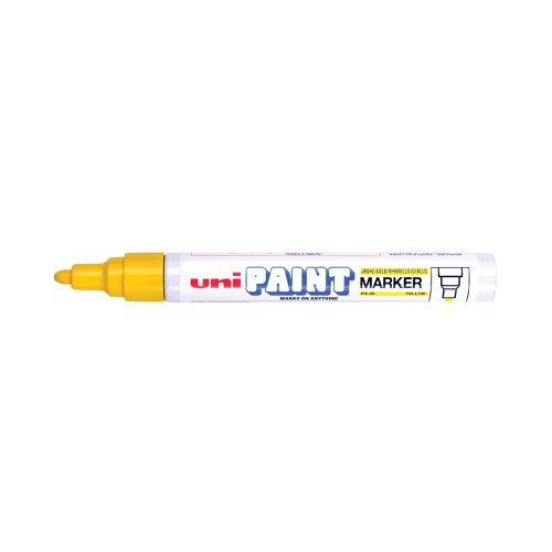 Unipaint PX-20 Paint Marker Medium Bullet Yellow (12 Pack) 545509000 | Mitsubishi Pencil Company