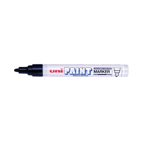 Unipaint PX-20 Paint Marker Medium Bullet Black (12 Pack) 545616000 | Mitsubishi Pencil Company