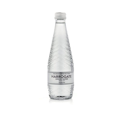 Harrogate Sparkling Spring Water Glass Bottle 330ml (Pack of 24) G330242C