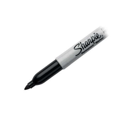 Sharpie Permanent Marker Fine Black (Pack of 12) S0810930