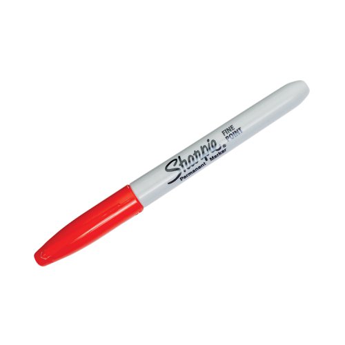 Sharpie Permanent Marker Fine Red (Pack of 12) S0810940 | Newell Brands