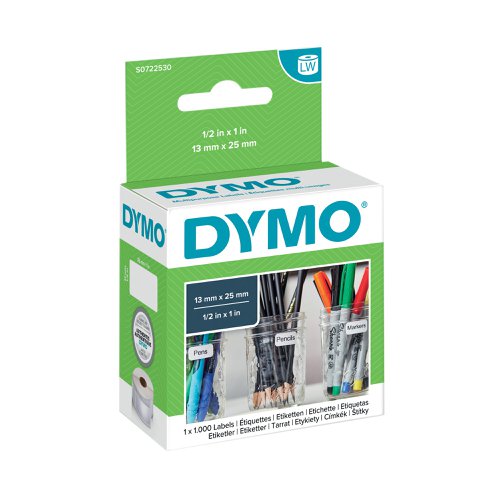 Dymo LabelWriter Labels Multipurpose 13x25mm 11353 S0722530 [Pack 1000]