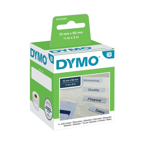 Dymo LabelWriter Labels Suspension File 50x12mm 99017 S0722460 [Pack 220]