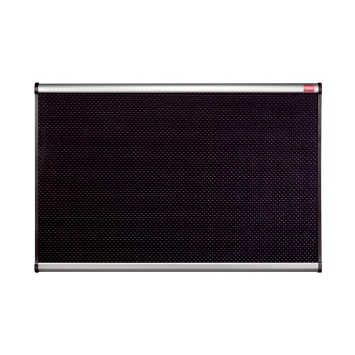 Nobo Prestige Foam Noticeboard Aluminium Frame 900 x 600mm Black QBPF9060