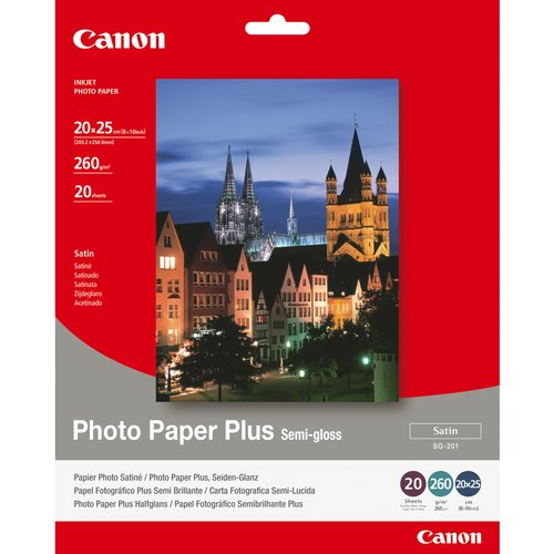 Canon SG-201 Bubble Jet Paper 8x10in (Pack of 20) 1686B018