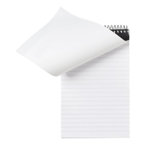 5 Star Value Shorthand Pad Wirebound 60gsm Ruled 300pp 127x200mm Black/White (Pack of 5)