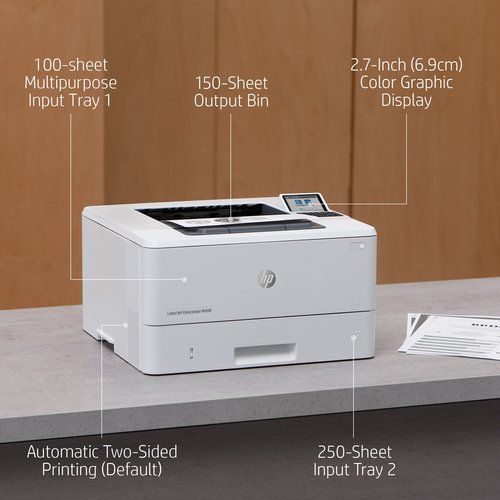 HP LaserJet Enterprise M406dn Mono Laser Printer 3PZ15A#B19