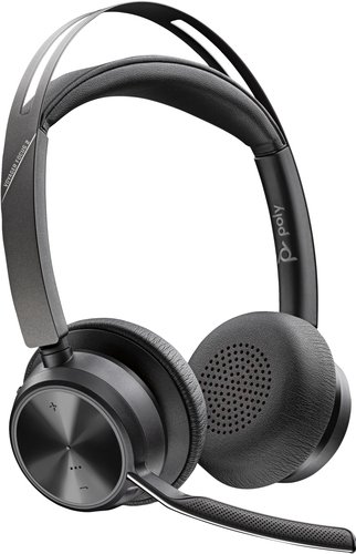 Poly Voy Focus 2 Wireless Headset with Charge Stand USB-C MS Teams Certified 77Y90AA