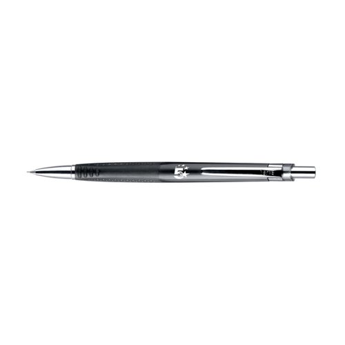 5 Star Office Mechanical Pencil with Rubberised Grip and Cushion Tip 0.5mm Lead (Pack of 12)