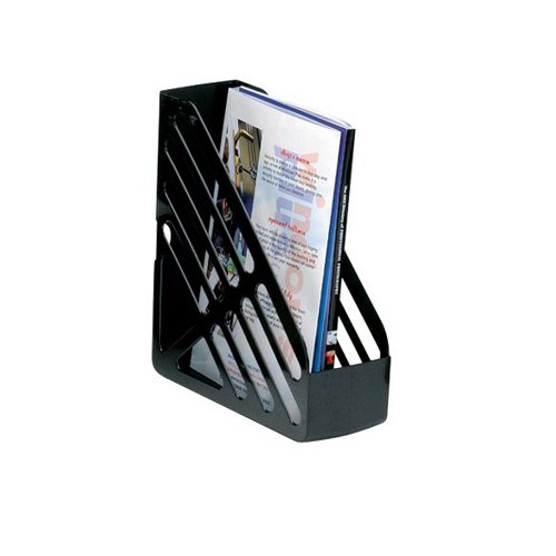 5 Star Office Magazine Rack File Foolscap Black