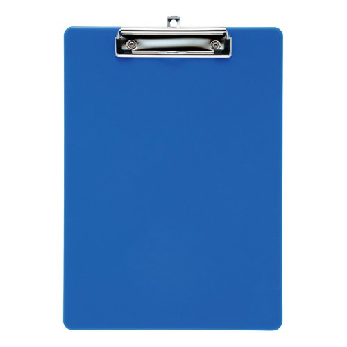 These 5 Star Office Clipboards are made of durable blue plastic and is designed to keep your documents secure whilst you are on the move, the metal clip is designed to provide a space for you to secure your pen as well. This clipboard also comes with ruler markings down both long sides of the board, and a pull out metal hook at the top of the board to allow it to be hung on hooks.