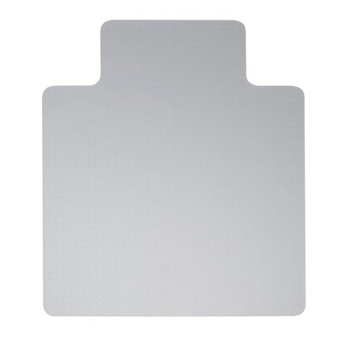 5 Star Office Chair Mat Hard Floors PVC Lipped 1150x1340mm Clear/Transparent