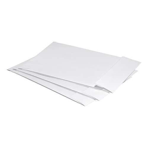 5 Star Office Envelopes C4 Gusset 25mm Peel and Seal 120gsm White (Pack of 125)