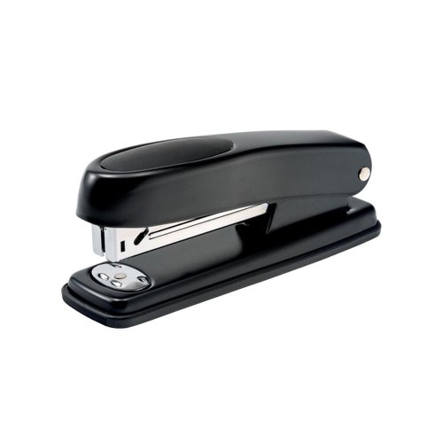 5 Star Office Metal Half Strip Stapler Soft Grip 20 Sheet Capacity Takes 26/6 Staples Black