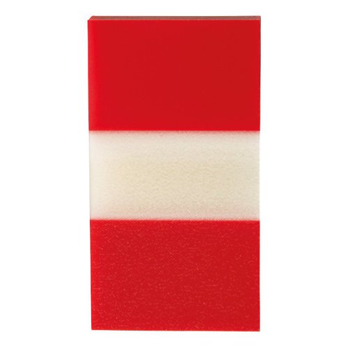 5 Star Office Standard Index Flags 50 Sheets per Pad 25x45mm Red (Pack of 5)