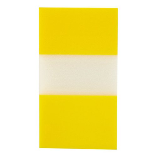 5 Star Office Standard Index Flags 50 Sheets per Pad 25x45mm Yellow (Pack of 5)