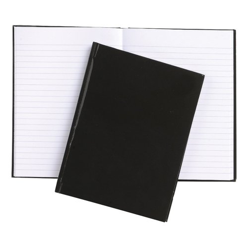 5 Star Office Notebook Casebound 70gsm Ruled 192pp A6 Black (Pack of 10) | VOW